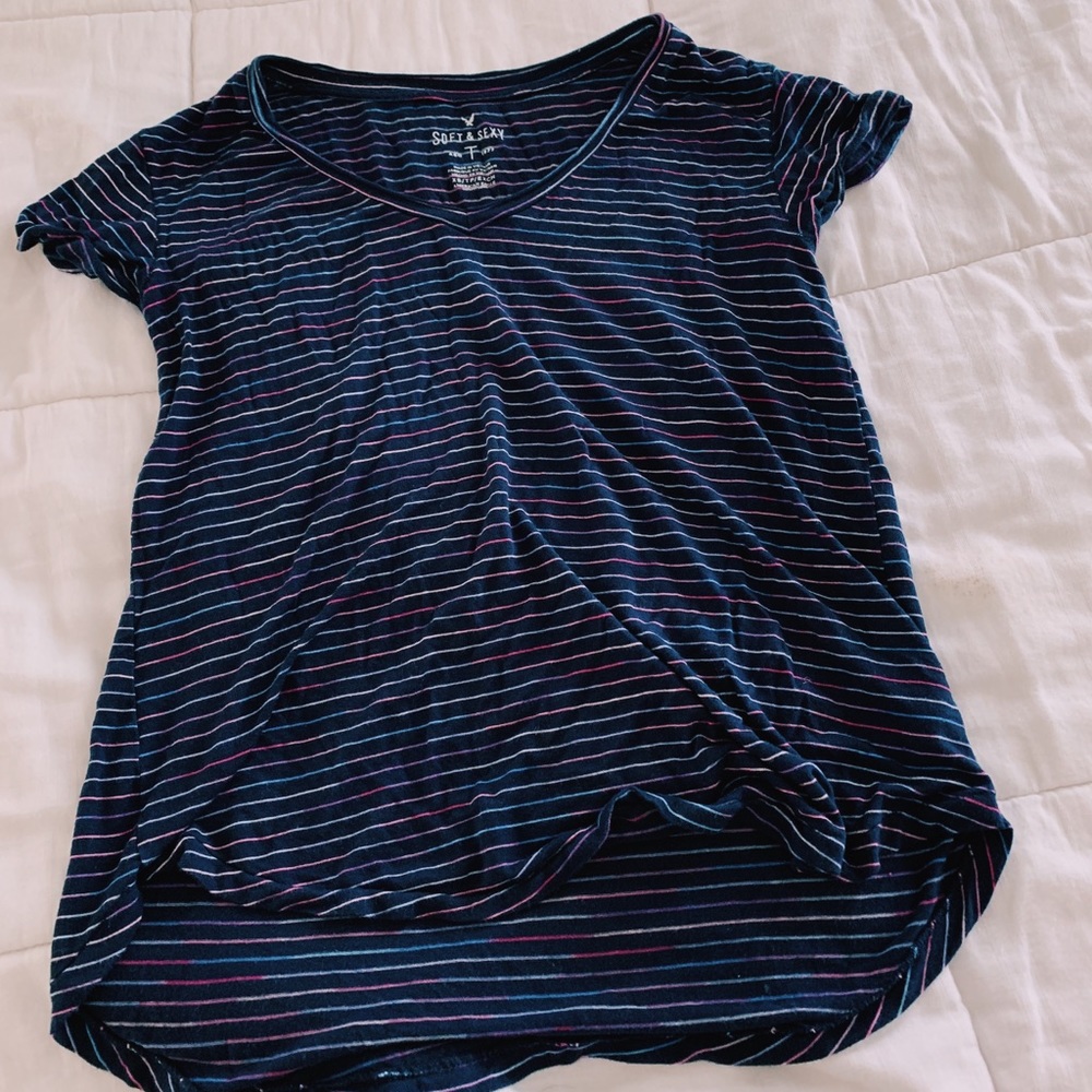 American Eagle Striped Shirt